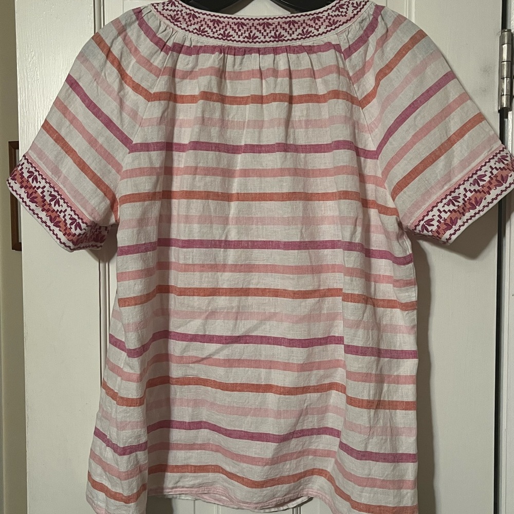 Vineyard Vines Multicolor Striped Blouse - Picture 3 of 7